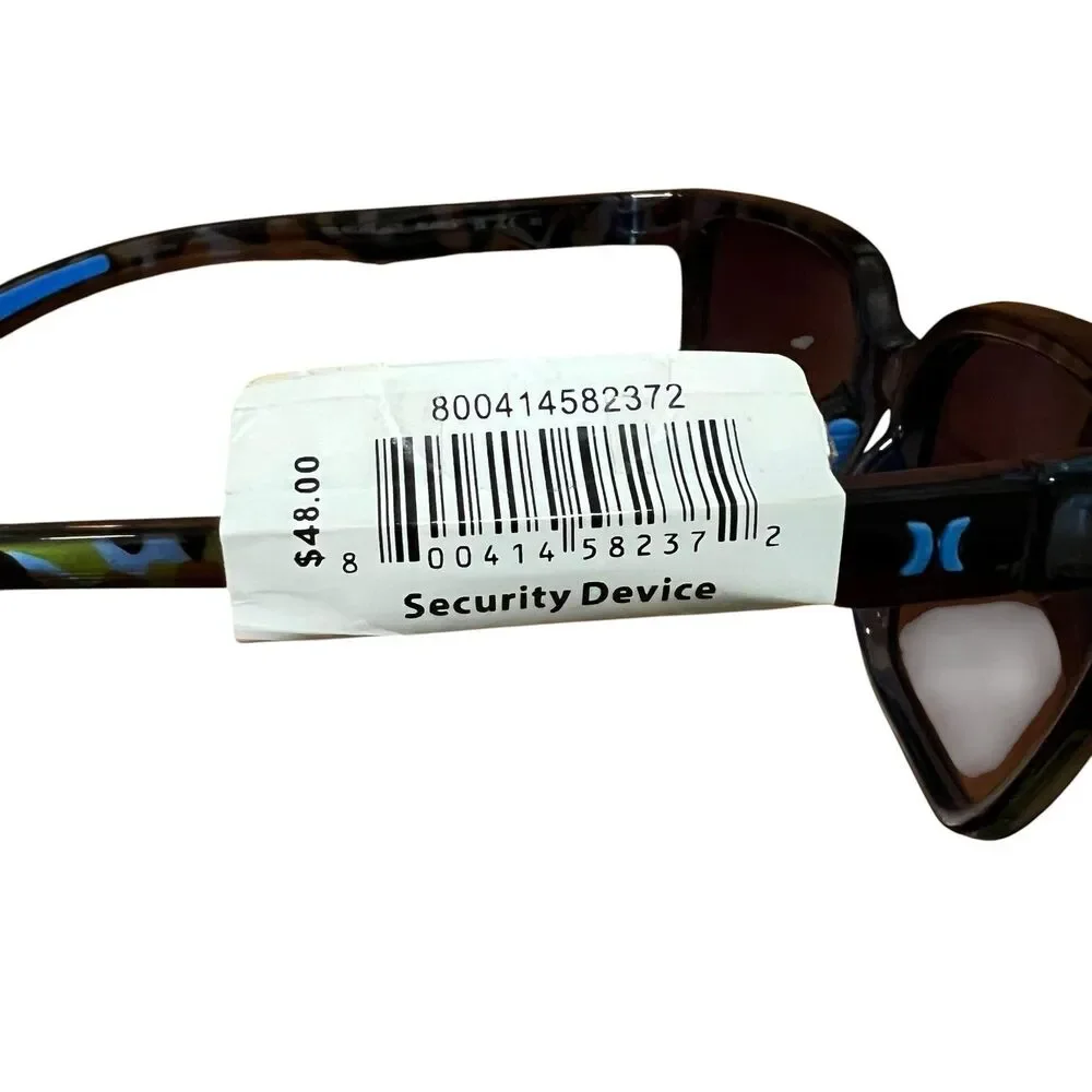 Hurley Blanca Sunglasses Women's One Size Blue Demi Ombre Polarized Oversized